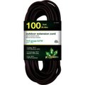 Gogreen GoGreen Power, GG-13800BK, 100 Ft Extension Cord - Black GG-13800BK